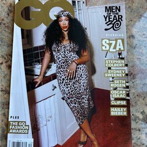 GQ magazine men of the year Stephen Colbert, Sydney Sweeney, Seth Rogan, clipse